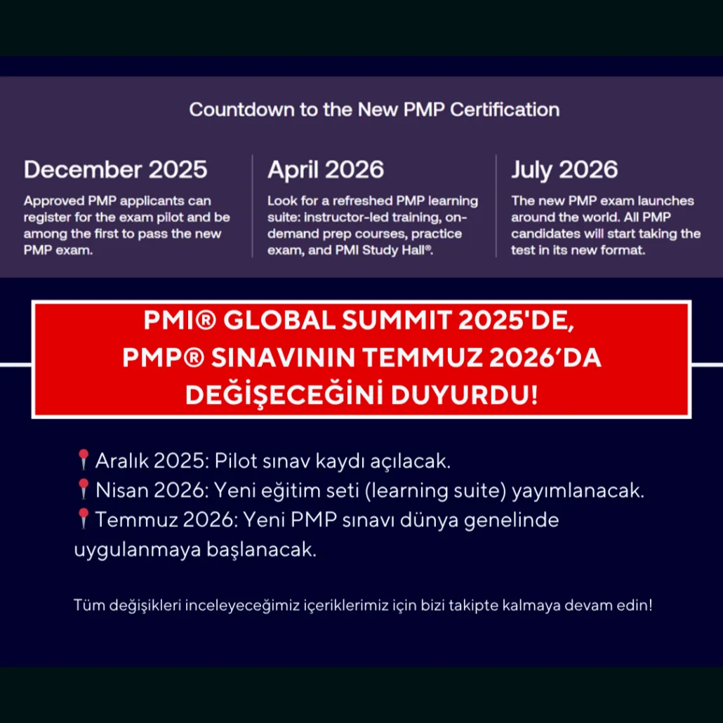 2026 PMP Sınav Değişikliği