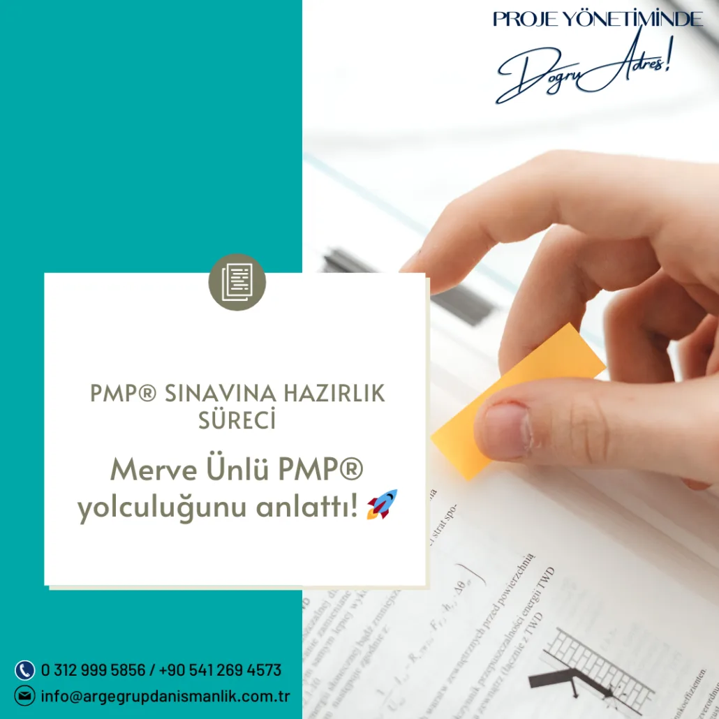 🎓 PMP® Hazırlık Sürecim – Merve Ünlü Anlatıyor